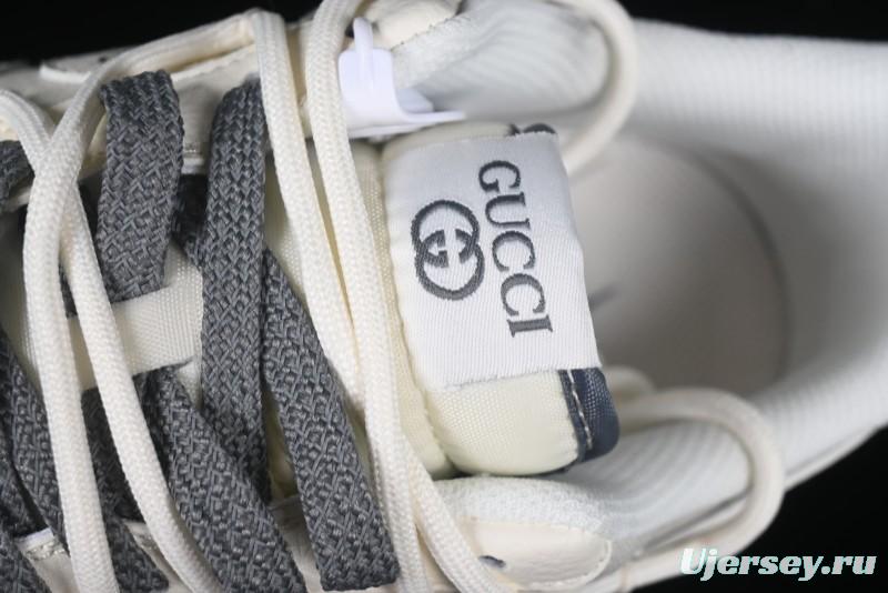 Nike Air Force 1 '07 Low Gucci Collaboration Smoke Gray Drawstring Casual Sneakers - SJ1198-105