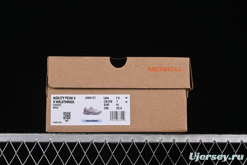 Merrell Agility Peak 4 Trail Running Shoes with Cushioning and Grip for Hiking and Outdoor Adventures - J068157