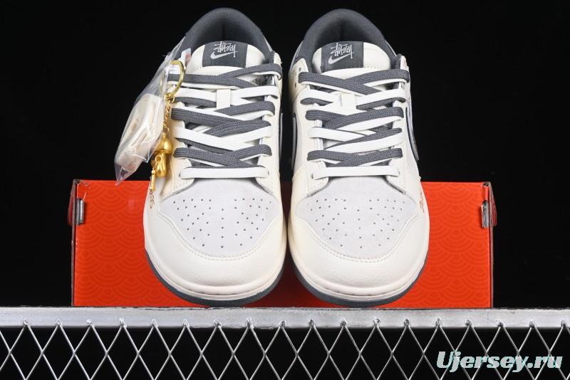 Nike SB Dunk Low Stussy Snake Year Collaboration Anniversary Edition Low-Top Casual Sneakers - DM6868-008