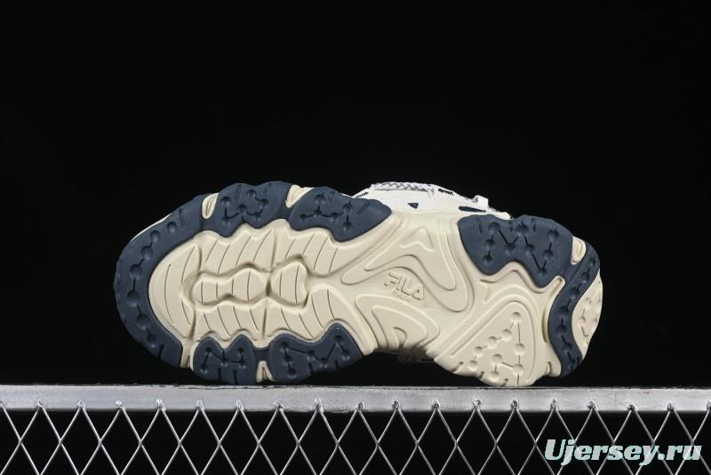 Fila Fusion Retro Mars Running Shoes with Lace-Up Design and Cushioned Sole - F12W432101FSH