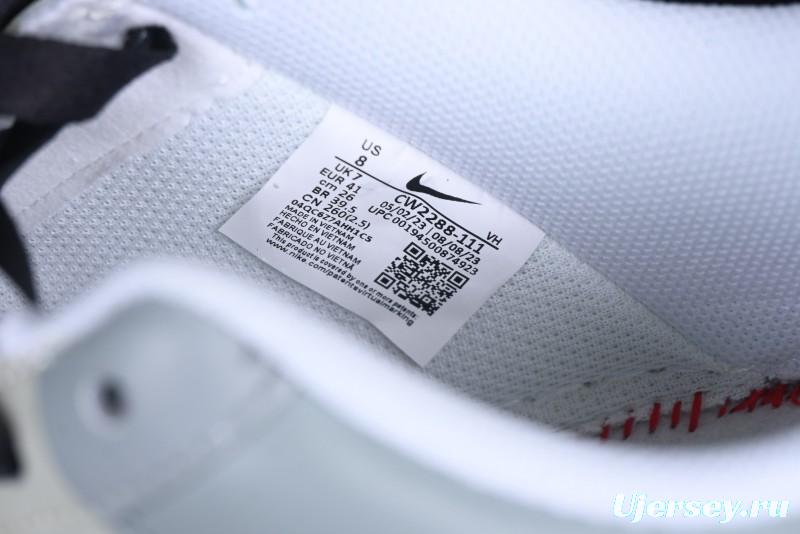 Nike Air Force 1 '07 Low Hand-Painted Broken Hook Casual Sneakers - CV2288-011