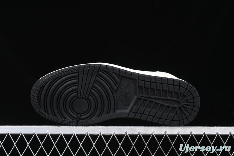 Nike Travis Scott x Fragment Design x Air Jordan 1 Low OG SP AJ1 Retro Sneakers in Summer Cicada Grey - XZ6898-001