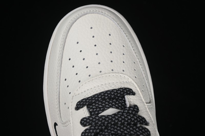 Nike Air Force 1 '07 Low Ted x Portland Triple Collaboration Reflective Black Casual Sneakers - DD8959-706