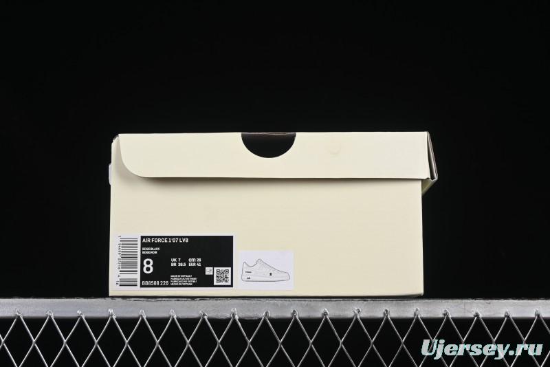 Nike Air Force 1 '07 Low Burberry Collaboration Off-White Crystal Low-Top Casual Sneakers - BB8588-226