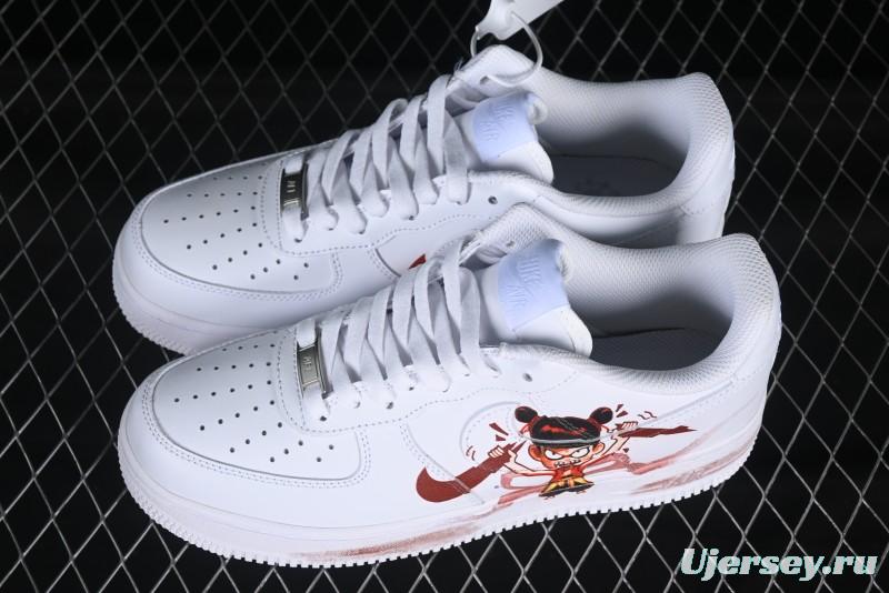 Nike Air Force 1 '07 Low Casual Sneakers with Chinese Anime Nezha Legend Design - ZH0316-061
