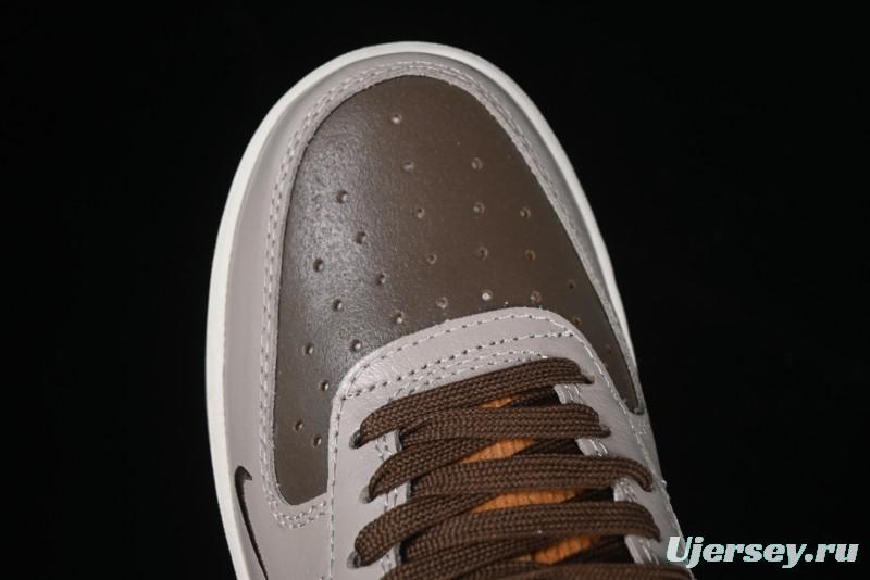 Nike Air Force 1 '07 Low BAPE Collaboration Grey Green Brown Low-Top Casual Sneakers - KK1988-039