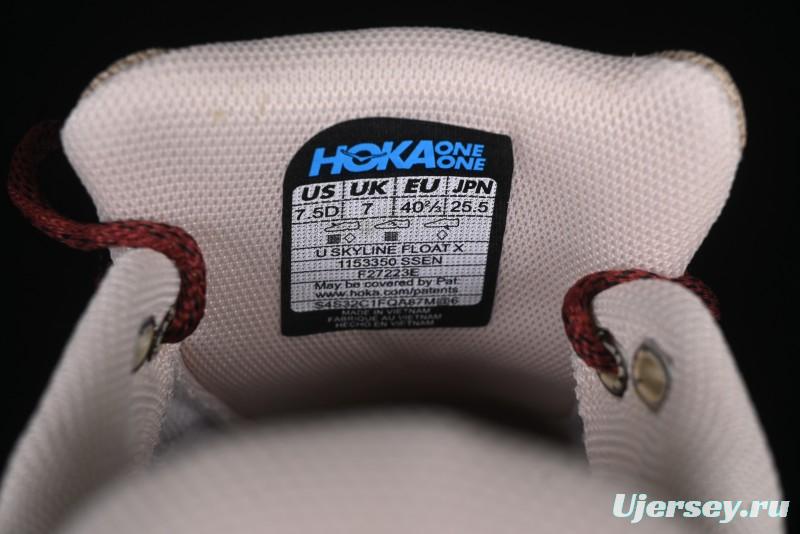 HOKA ONE ONE Skyline-Float X Dynamic Series Comfortable Cushioned Anti-Slip Low-Top Running Shoes - 1153350 SSEN