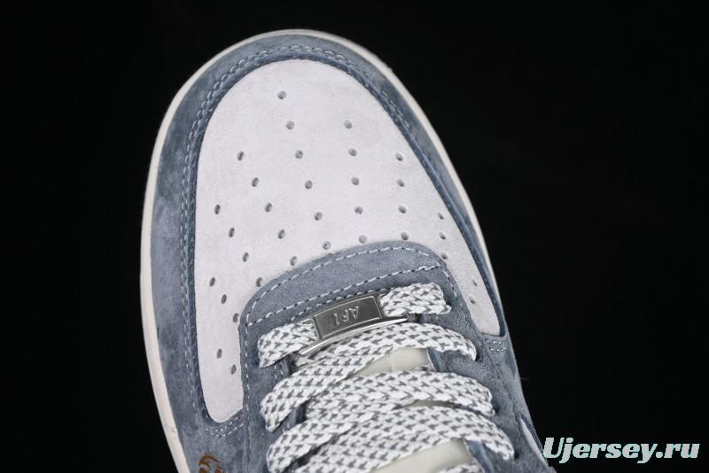 Nike Air Force 1 '07 Low Year of the Snake Limited Edition Golden Snake Scale Low-Top Casual Sneakers - XZ2025-688