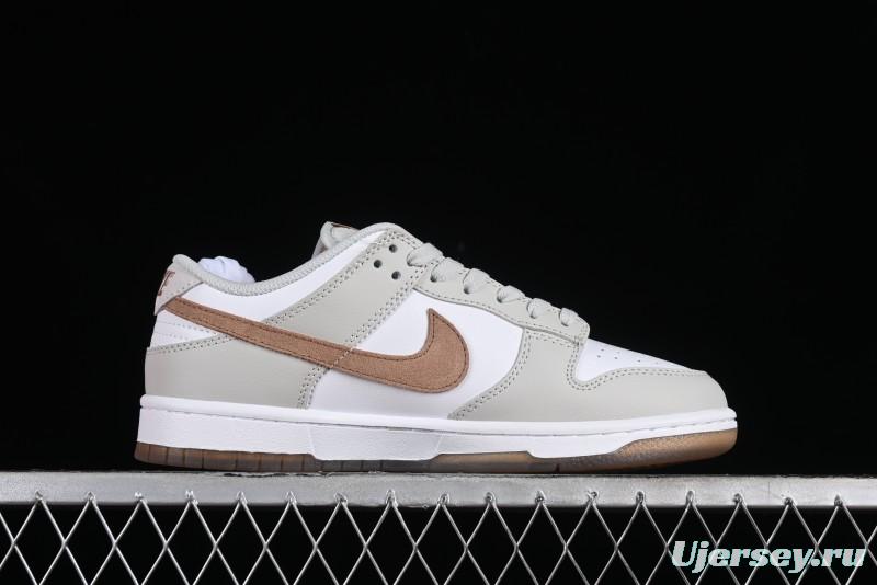 Nike Dunk Low SB Casual Sneakers in Phantom/Khaki Colorway - FJ4188-001