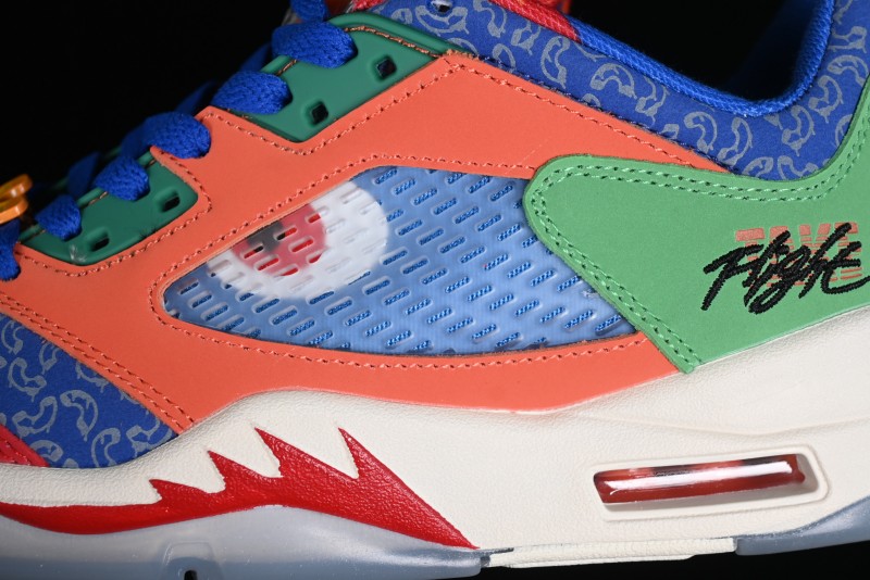 Nike Air Jordan 5 Low Doernbecher Retro Basketball Shoes - DR6287-486