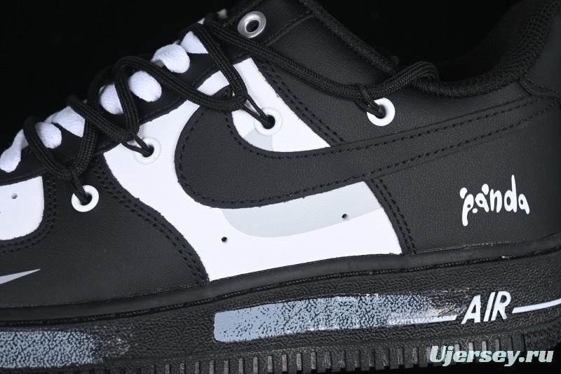 Nike Air Force 1 '07 Low Panda Smiley Low-Top Casual Sneakers - CV9879-542