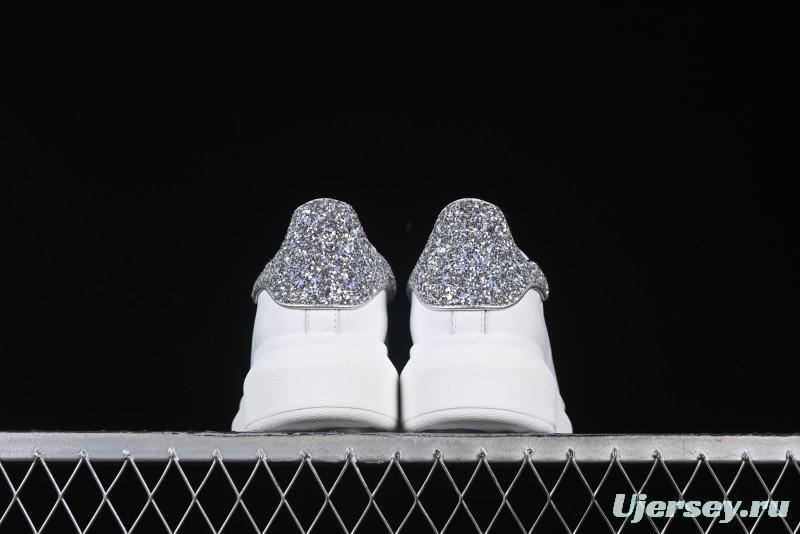 Alexander McQueen Oversized Sneakers with White Crystals - D.E5