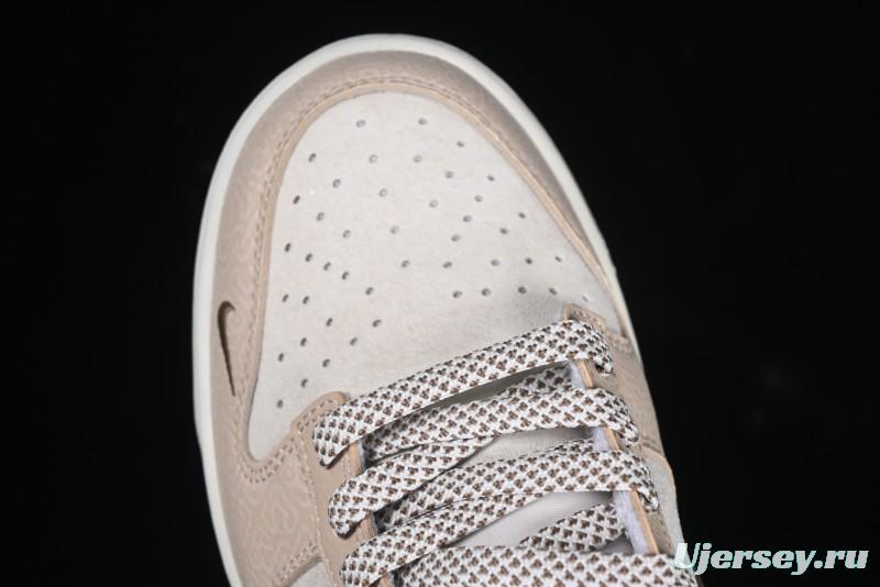 Nike SB Dunk Low Anniversary Edition Dark Swoosh Brown White Custom Low-Top Casual Skate Shoes - DJ2024-071
