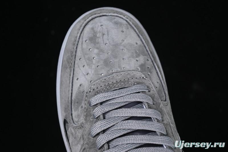 Nike Air Force 1 '07 Low UN Collaboration - Shadow Grey Pigskin Sneakers DF0188-018