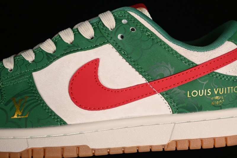 Nike SB Dunk Low Chinese New Year Limited Edition - Little Azure Dragon Anniversary High-End Custom Low-Top Casual Sneakers - XP3802-331