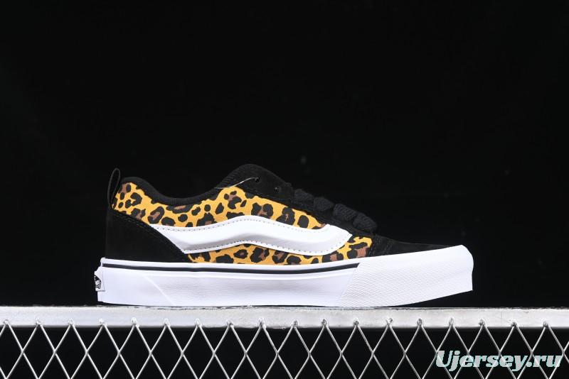 Vans Knu Skool Low Top Casual Sneakers in Leopard Print - VN000CR5CJK