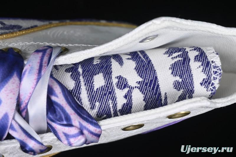 Converse 1970s CNY Year of the Snake Limited Edition High-Top Canvas Sneakers with Thick Sole - A13353C