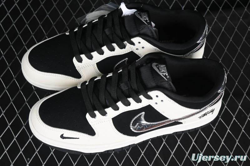 Nike SB Dunk Low Stussy Anniversary Edition Customized Low-Top Casual Skate Shoes - KK1333-015