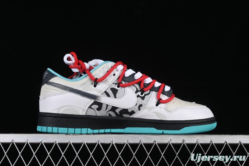 Nike Dunk Low Panda Prank CNY Year of the Dragon Limited Edition SB Low-top Casual Sneakers - DV0831-101