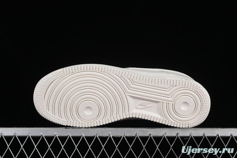 Nike Air Force 1 '07 Low Classic Khaki Mini Swoosh Starry Sky Low-Top Casual Sneakers - MJ0319-027