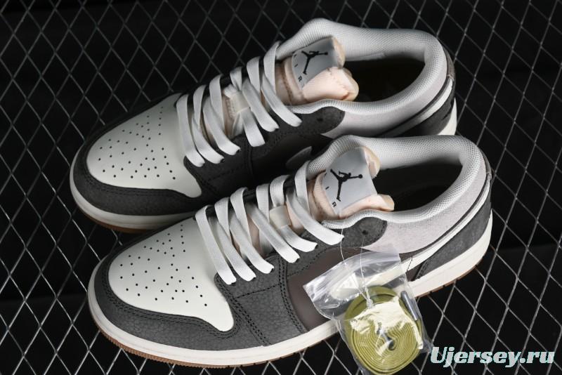 Nike Air Jordan 1 Low "Snkrs Day" Casual Sneakers with Grey Toe Design - FD0399-004