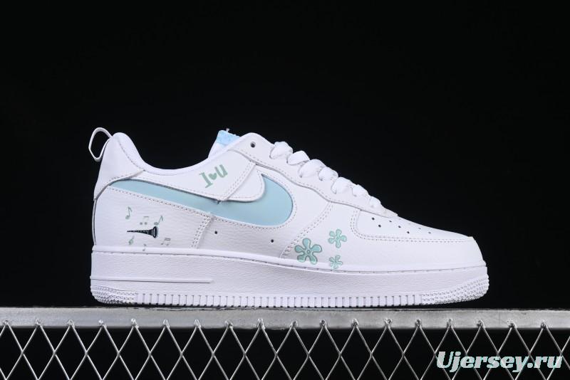 Nike Air Force 1'07 Low "Octopus Brother" SpongeBob Comic Series Squidward Middle East Casual Sneakers - FB8971-060