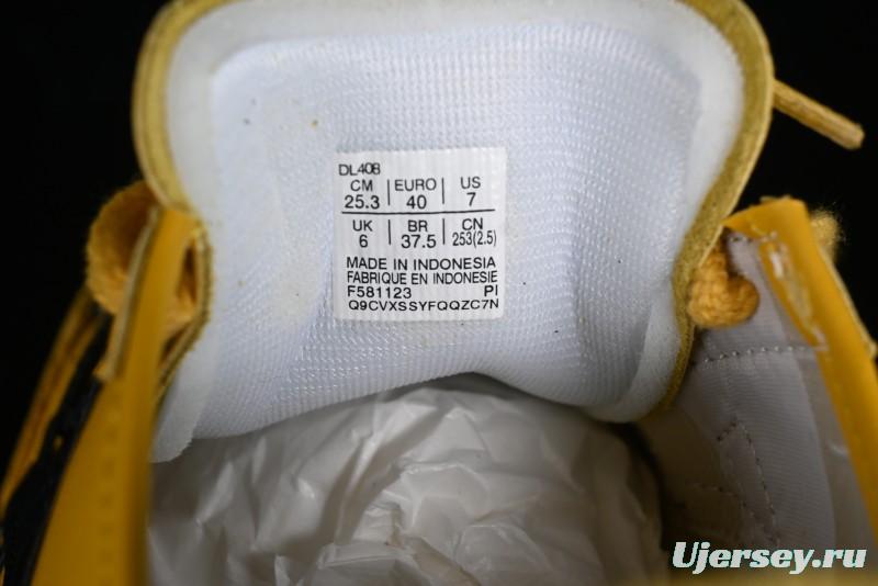 Onitsuka Tiger Mexico 66 Low-Top Leather Sneakers with Lace-Up Design - DL408-0490