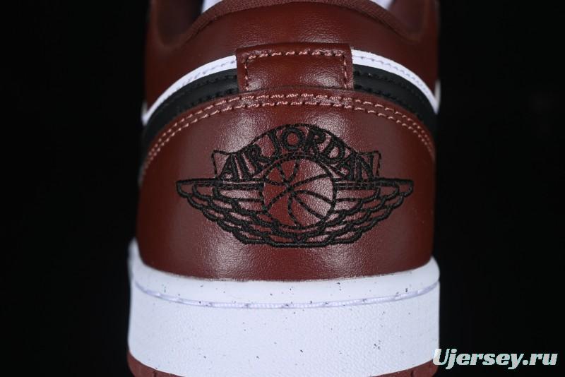 Nike Air Jordan 1 Low AJ1 White University Red Casual Sneakers - HF3148-102