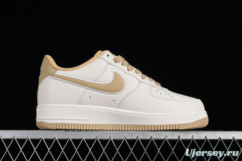 Nike Nocta x Nike Air Force 1 '07 Low Casual Sneakers with Reflective Details and Full-Length Air Cushion - NO0224-028