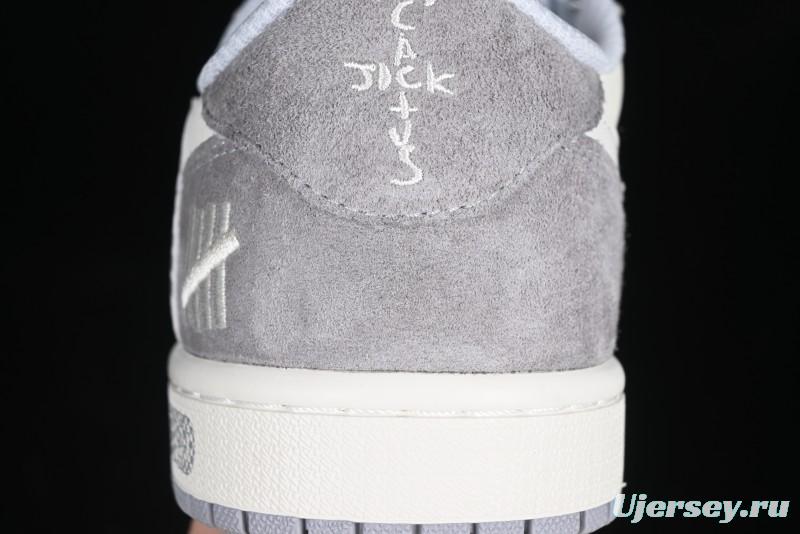 Nike Travis Scott x Fragment Design x Air Jordan 1 Low OG SP AJ1 Retro Casual Sneakers - DM7866-048