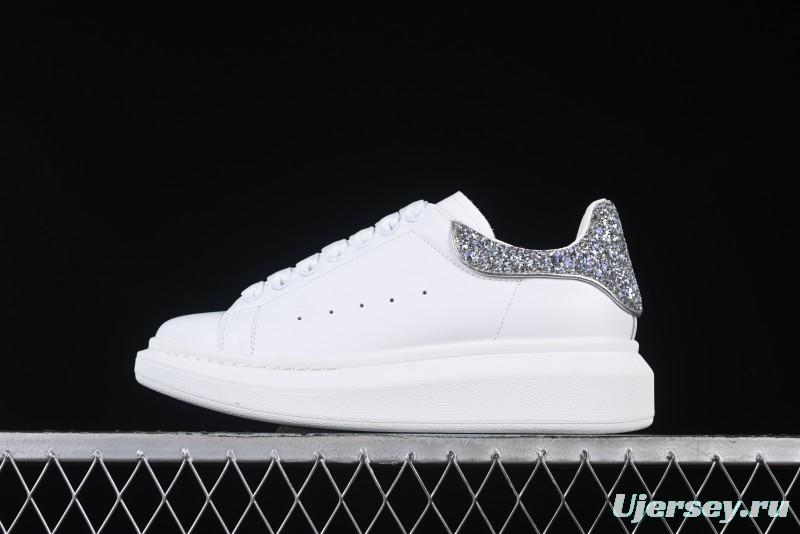 Alexander McQueen Oversized Sneakers with White Crystals - D.E5