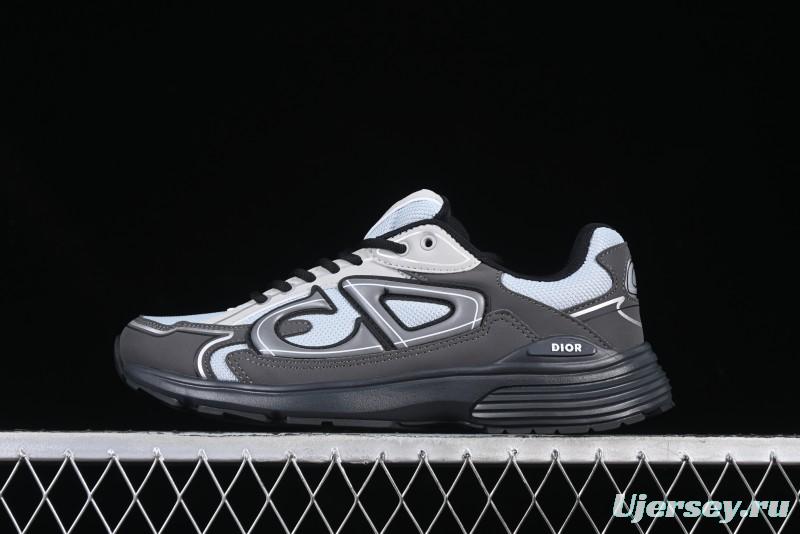 Dior B30 Sneakers with Reflective CD30 Logo and Lightweight Rubber Sole - CD30
