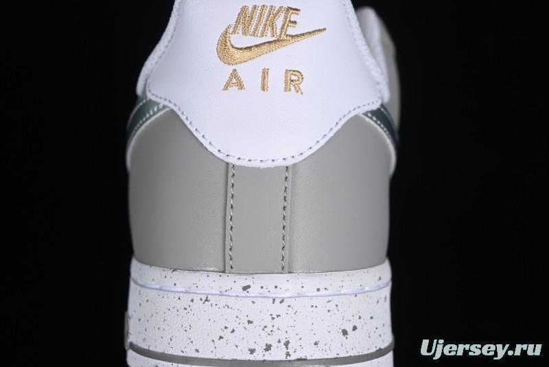Nike Air Force 1'07 Low Grey Silver Splatter Casual Sneakers - MK5639-889