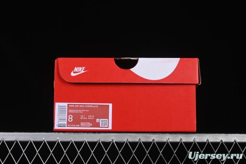 Nike Air Max Correlate Retro Running Shoes with Air Cushion - 511416-400