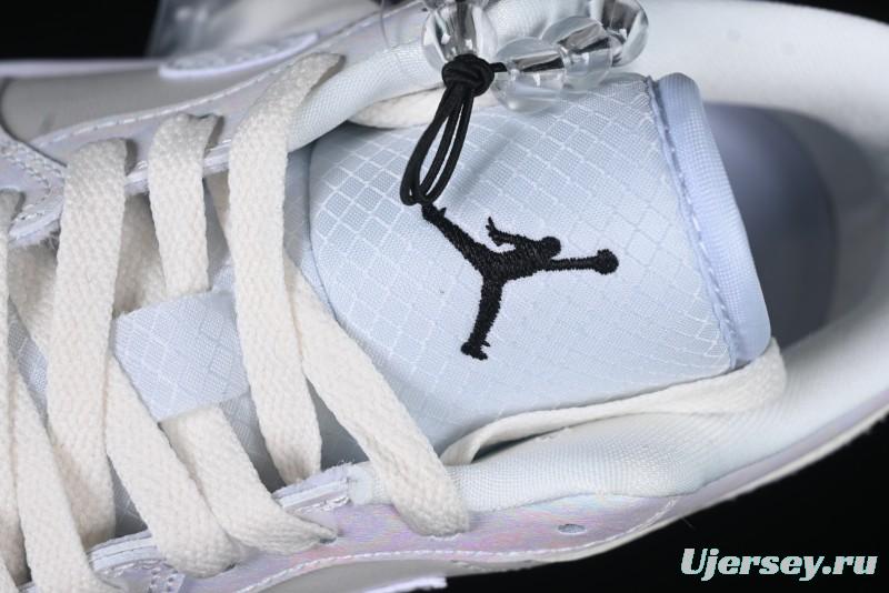 Nike Air Jordan 1 Low "Year of the Snake 2025" AJ1 Basketball Shoes with Iridescent Pearl Finish - HF4080-001