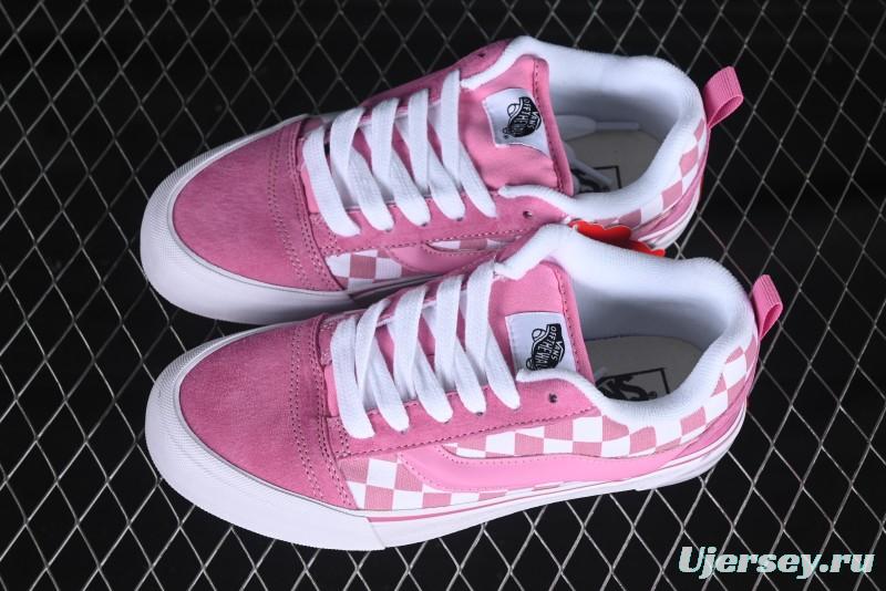 Vans Knu Skool Low-Top Retro Chunky Sneakers with Original Big Logo - VN000CRPBAK