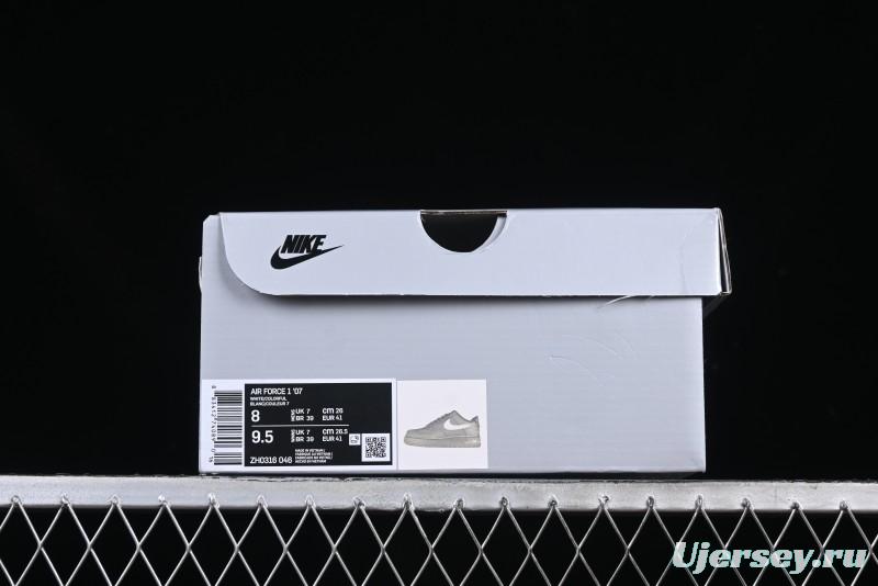 Nike Air Force 1 '07 Low Casual Sneakers with Black Splatter Design - ZH0316-046