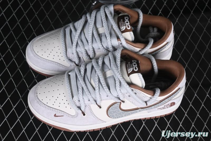 Nike SB Dunk Low The North Face x CDG Collaboration Anniversary Edition Custom Low-Top Casual Sneakers - XX3168-110