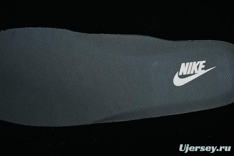 Nike Air Force 1 '07 Low Supreme Casual Sneakers in Grey Blue with Red Swoosh - XZ6188-382