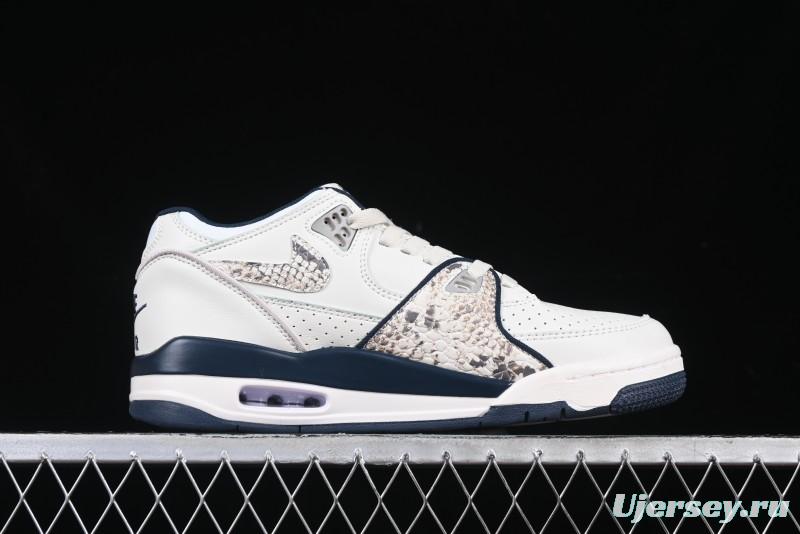 Nike Air Flight 89 Low Year of the Snake Theme Air Cushion Basketball Shoes - FQ8256-001