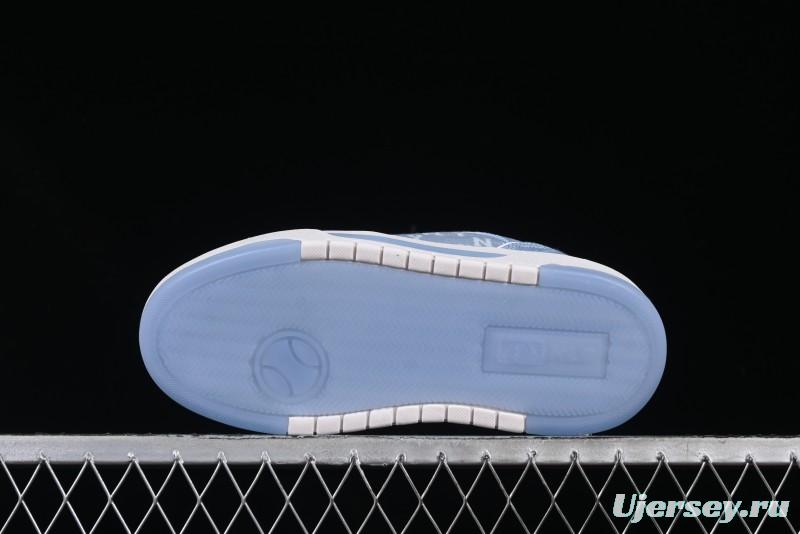 New York Yankees Chunky Liner Mid Denim Monogram Platform Sandals - 3ASXD065N50BLS