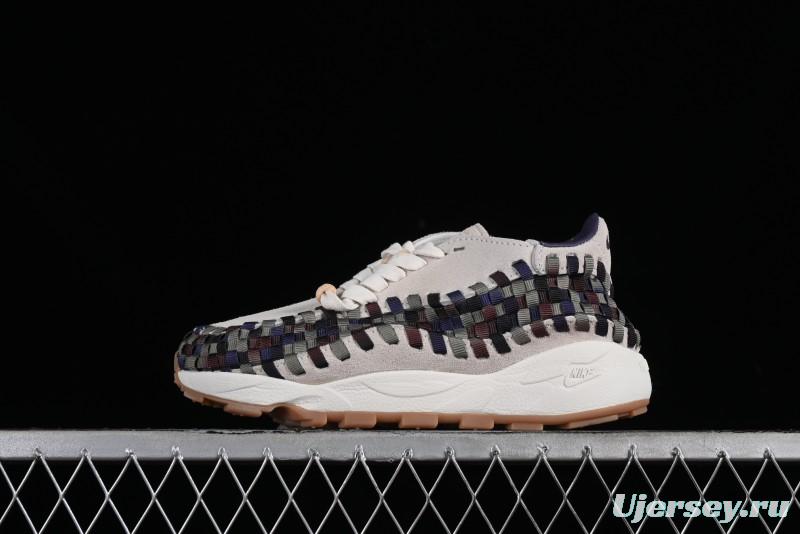 Nike Air Footscape Woven Asymmetrical Weave Slip-Resistant Low-Top Lifestyle Sneakers - FV3615-191