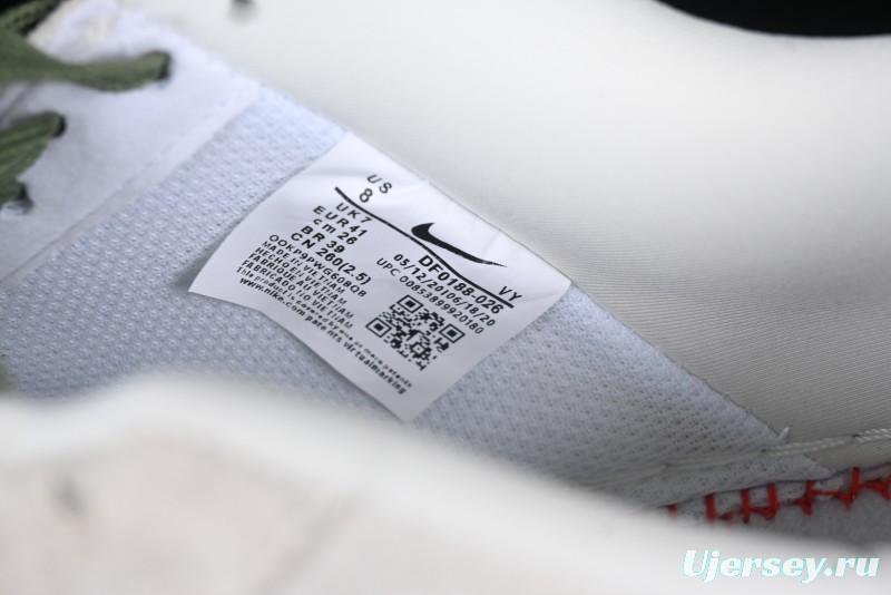 Nike Air Force 1 '07 Low The North Face Collaboration Green Snake Swoosh Casual Sneakers - DF0188-026