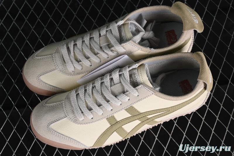 Onitsuka Tiger Mexico 66 Low-Top Leather Casual Running Shoes - 1183C076-101