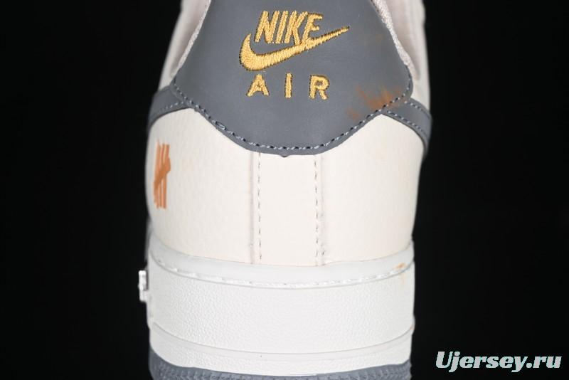 Nike Air Force 1 '07 Low UN Collaboration Beige Grey Metal Tag Casual Sneakers - DF0188-023