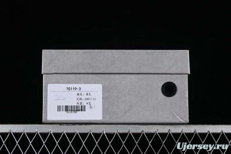 GG-CC Casual Sandals with Asymmetric Design and Cool Functional Style - 70119-3 Silver