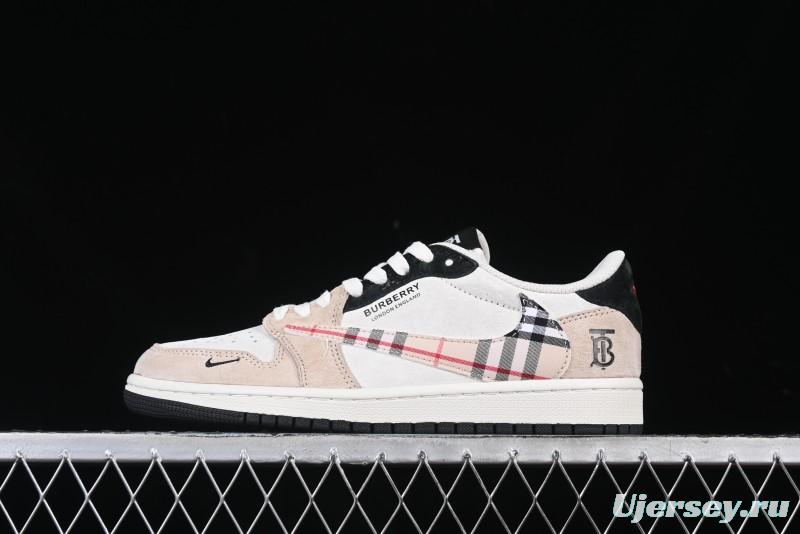 Nike Travis Scott x Fragment Design x Air Jordan 1 Low OG SP AJ1 Low Top Casual Sneakers - DM7866-049