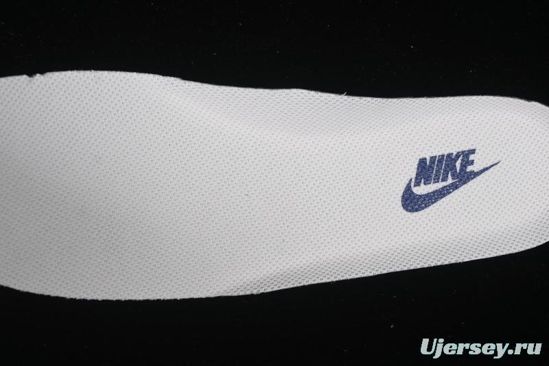 Nike Air Force 1 '07 Low Stussy Collaboration Dark Blue Suede White Swoosh Low-Top Casual Sneakers - XZ6188-673