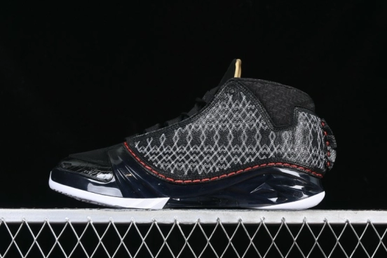 Nike Air Jordan 23 AJ23 Mid Retro Casual Basketball Shoes with Visible Air Cushion - 318376-001