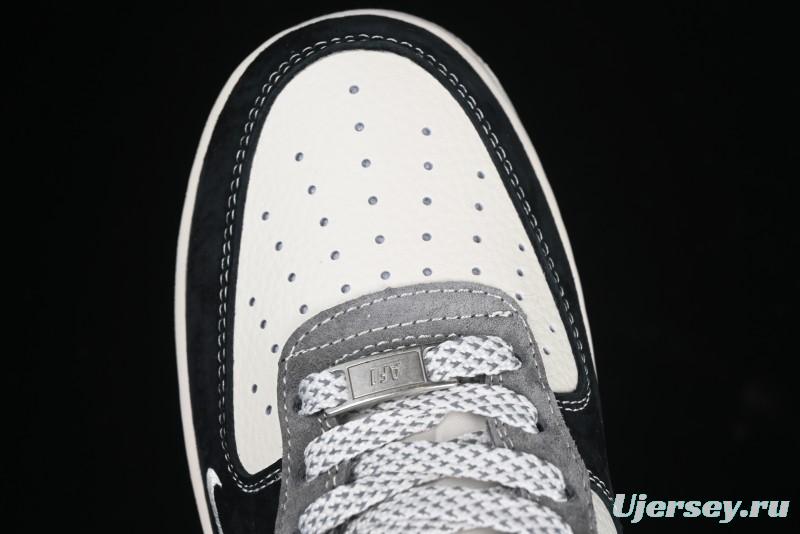 Nike Air Force 1'07 Low The North Face Collaboration Black Beige Grey Casual Sneakers - XZ6188-976